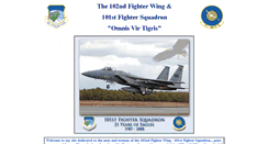Desktop Screenshot of 102ndfighterwing.com